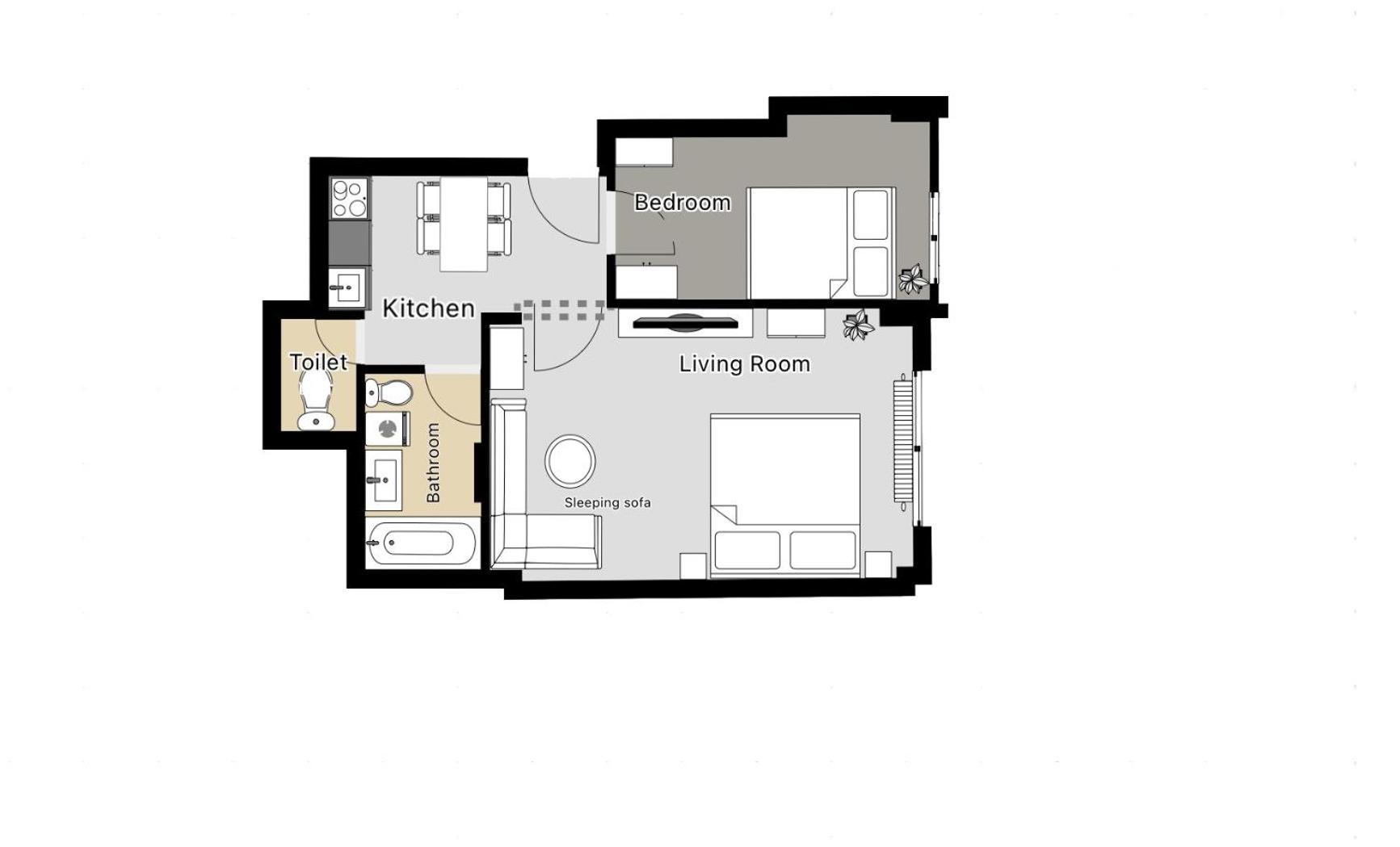 2Br 1,5Bath Chic City Suite Near Wenceslas Square 布拉格 外观 照片