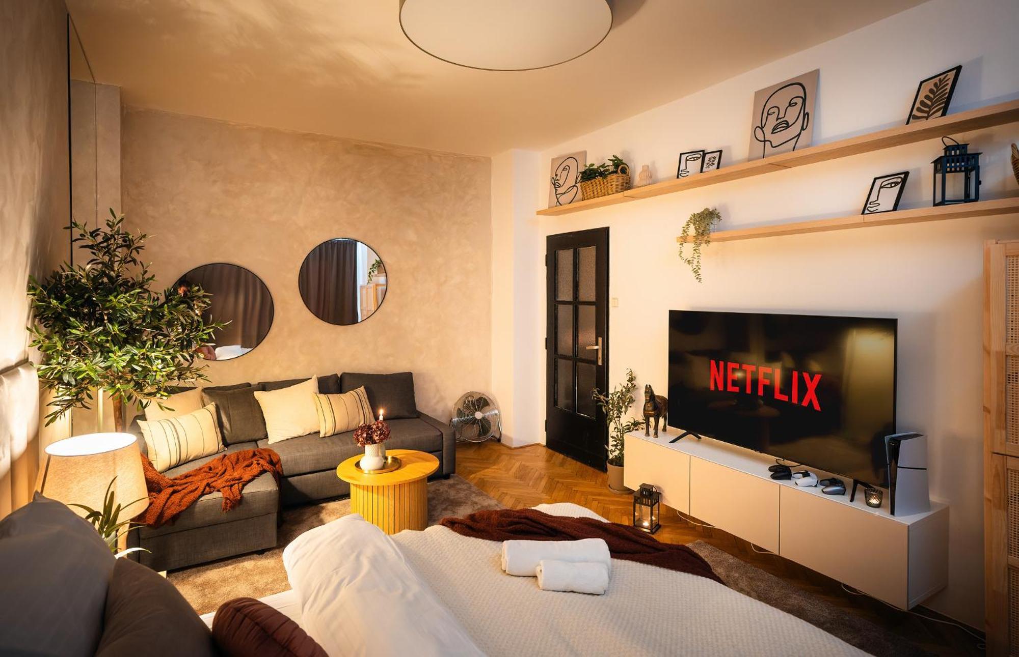 2Br 1,5Bath Chic City Suite Near Wenceslas Square 布拉格 外观 照片