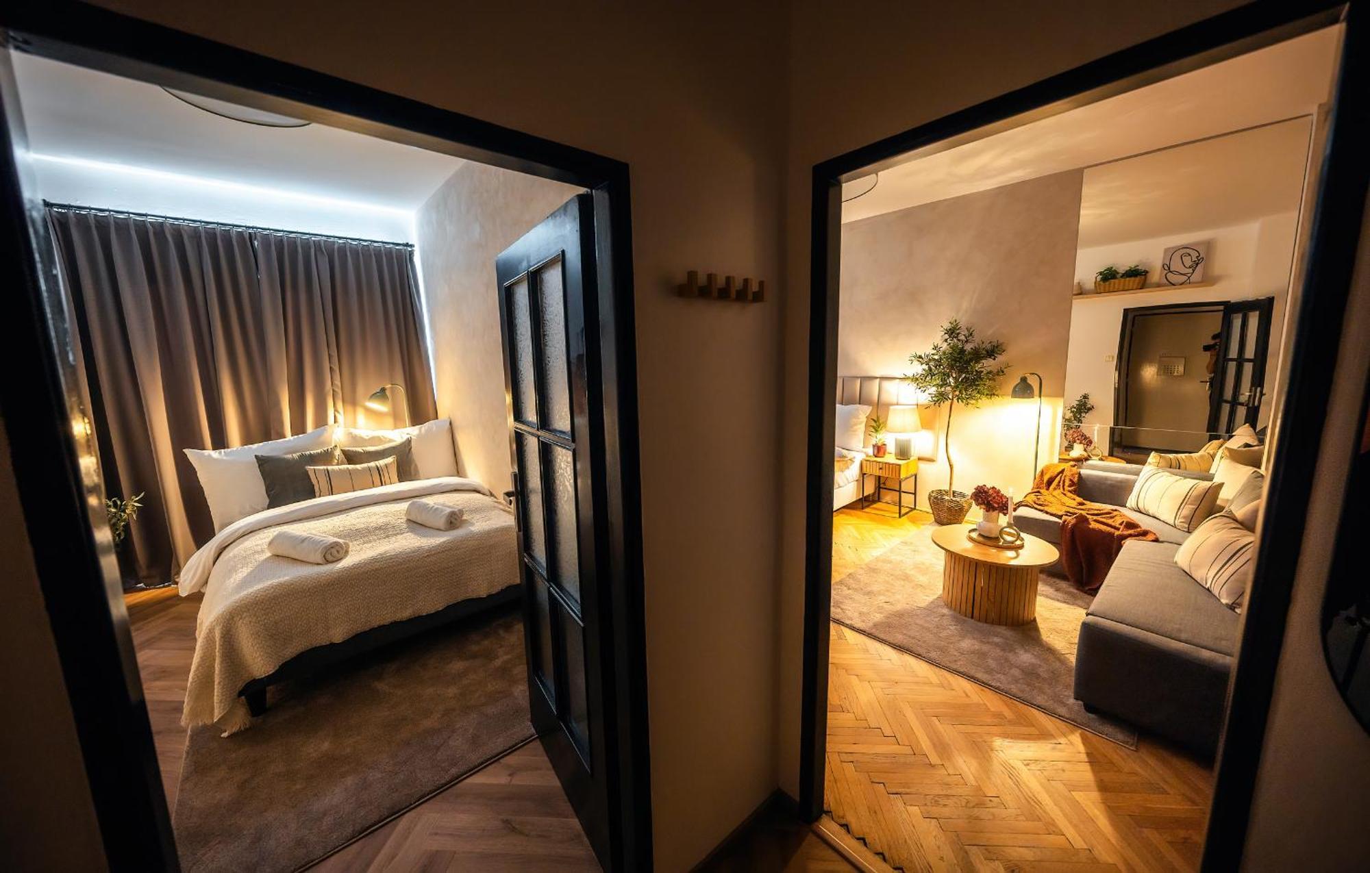 2Br 1,5Bath Chic City Suite Near Wenceslas Square 布拉格 外观 照片